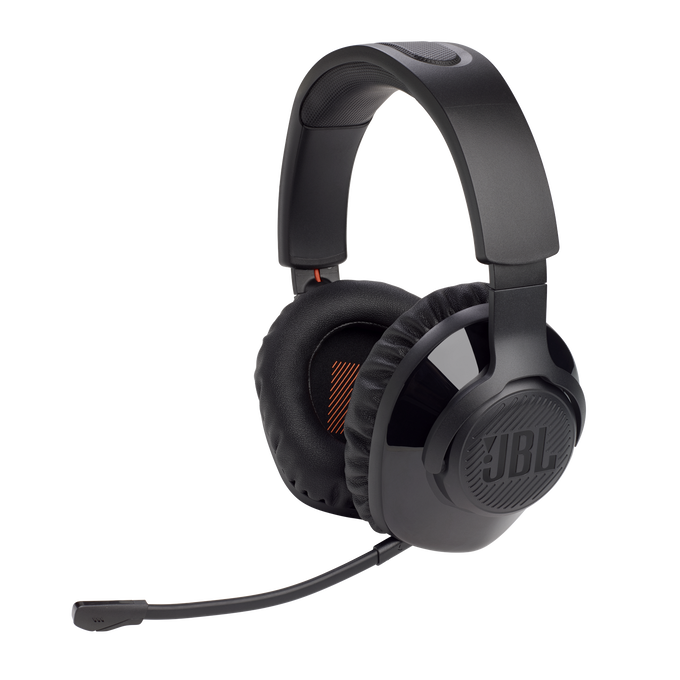 JBL Quantum 350 Wireless - Black - Wireless PC gaming headset with detachable boom mic - Detailshot 3 image number null